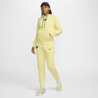 Sudadera con gorro sin cierre de fútbol Nike para mujer Club América Phoenix Fleece