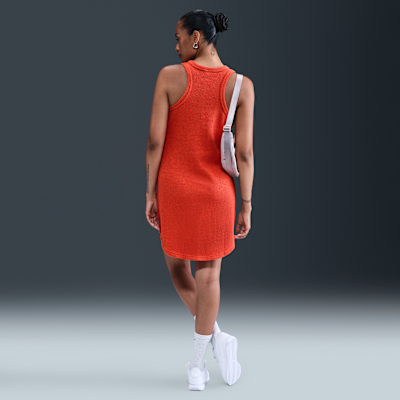 Vestido de tirantes con diseño tipo waffle para mujer Nike Sportswear Chill Knit