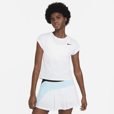 favoriete laser geest NikeCourt Dri-FIT Victory Tennistop met korte mouwen voor dames. Nike NL