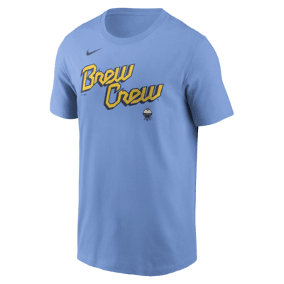 Christian Yelich Milwaukee Brewers City Connect Fuse Men's Nike MLB T-Shirt