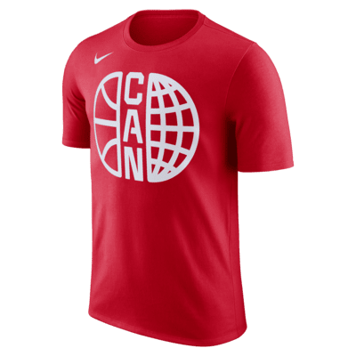 Playera de básquetbol Nike para hombre Canada Practice