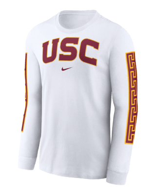 Мужская футболка USC Trojans Local Spirit Slogan Nike College Long-Sleeve