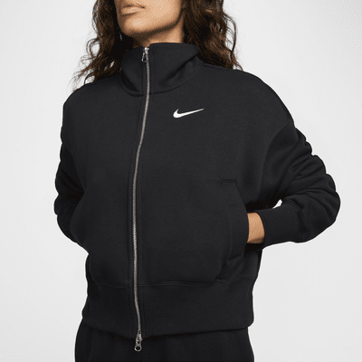 Dámská volnější sportovní bunda Nike Sportswear Phoenix Fleece