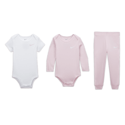 Nike Essentials Baby (12-24M) 3-Piece Bodysuit Set