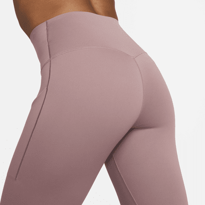 Leggings de 7/8 de tiro alto y sujeción media con bolsillos para mujer Nike Universa