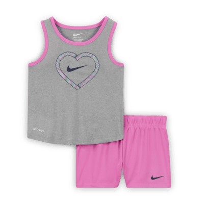 Nike Dri-FIT Happy Camper Baby (12-24M) Mesh Shorts Set