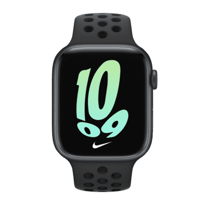 Apple Watch Series 7 (GPS + Cellular) With Nike Sport Band 45mm Midnight Aluminium Case