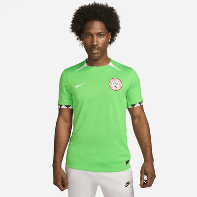 ritmo Claire Bonito Nigeria 2023 Stadium Home Men's Nike Dri-FIT Soccer Jersey. Nike.com
