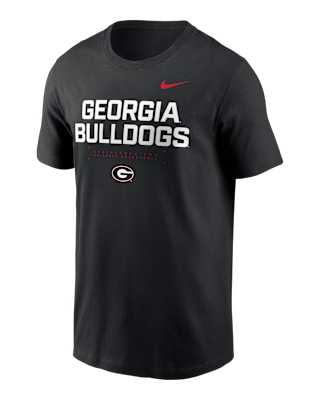 Мужская футболка Georgia Courtside Basketball Nike Dri-FIT College для баскетбола