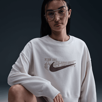 Nike Sportswear Phoenix Fleece Women's Over-Oversized Crew-Neck French Terry Sweatshirt