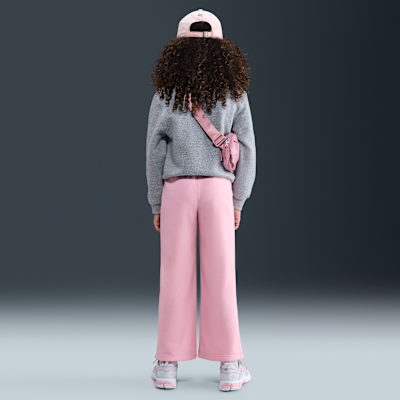 Nike Sportswear Club Fleece Older Kids' (Girls') Wide-Leg Trousers