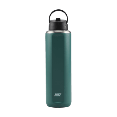 Botella de acero inoxidable con popote (946 ml) Nike Recharge