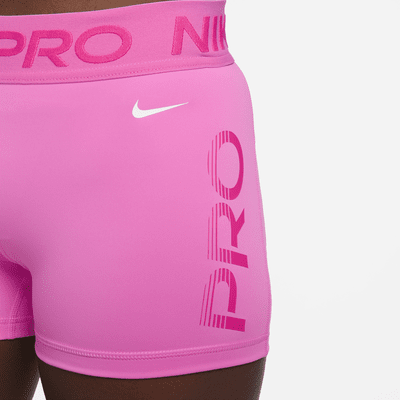 Nike Pro Women's Mid-Rise 3" Graphic Shorts