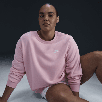 Nike Sportswear Club Fleece Women's Crew-Neck Sweatshirt (Plus Size)