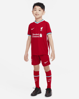GamesDur Liverpool FC Champions 19-20 Kit Youth Soccer Jersey Set Tops Shorts for 6-14 Year Kids 