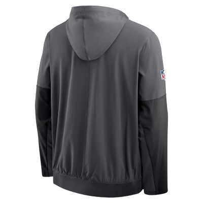 Chamarra Nike de la NFL de medio cierre con gorro para hombre Cleveland Browns Well Rounded Anorak