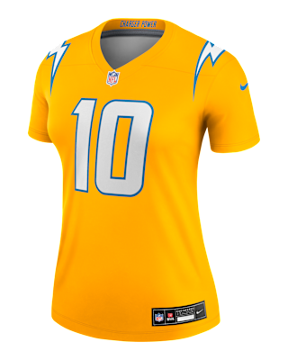 Женские джерси Justin Herbert Los Angeles Chargers Nike Dri-FIT NFL Legend Jersey