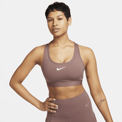 Nike Swoosh Medium Support Sport-BH mit Polster für Damen