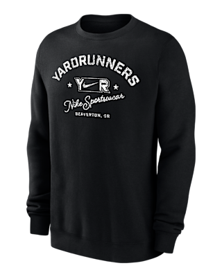 Мужской свитшот Nike Club Fleece College (Yardrunners) Men’s Crew-Neck для бега