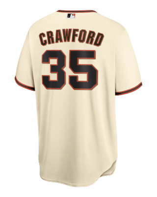 Brandon Crawford San Francisco Giants Nike Home Replica Player Name Jersey  - Cream