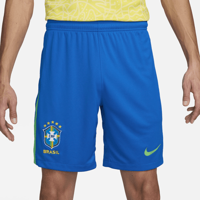 ブラジル 2024 スタジアム ホーム メンズ ナイキ Dri-FIT サッカー レプリカ ショートパンツ