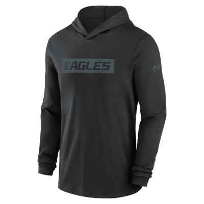 Philadelphia Eagles Sideline Men's Nike Dri-FIT NFL Long-Sleeve Hooded Top