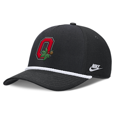 Ohio State Legacy Basketball Rope Rise Men's Nike College Adjustable Hat
