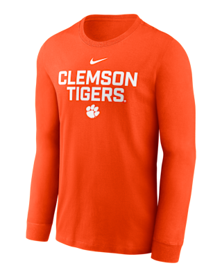 Мужская футболка Clemson Sideline Nike Dri-FIT College Long-Sleeve