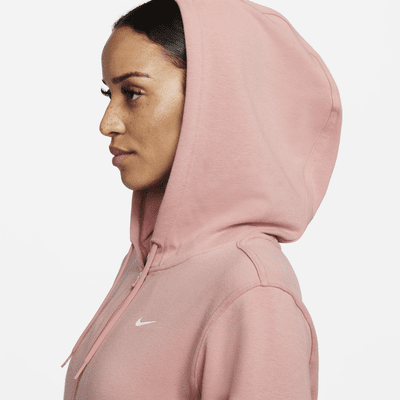 Nike Women's Dri-FIT One Full-Zip French Terry Hoodie in Blue, Size: Medium | FB5198-450