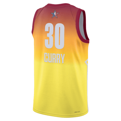 Nike Youth Golden State Warriors Stephen Curry #30 Blue Dri-FIT Statement  Swingman Jersey