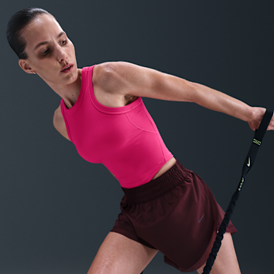 Nike One Fitted Women's Dri-FIT Cropped Tank Top
