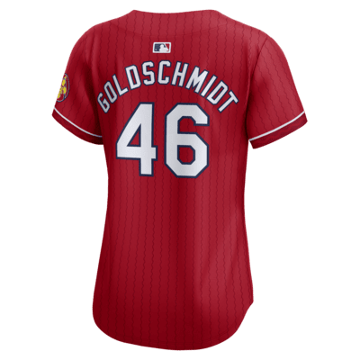 Jersey Nike Dri-FIT ADV de la MLB Limited para mujer Paul Goldschmidt St. Louis Cardinals City Connect