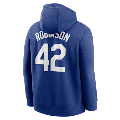 Jackie Robinson Brooklyn Dodgers Club Men's Nike MLB Pullover Hoodie