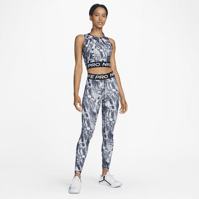 Nike Pro Women's Mid-Rise Allover Print Training Leggings. Nike.com