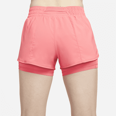 Nike Dri-FIT One Women's Mid-Rise 8cm (approx.) 2-in-1 Shorts