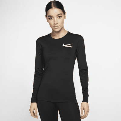 Nike Dri-FIT Women's Long-Sleeve Softball Top.