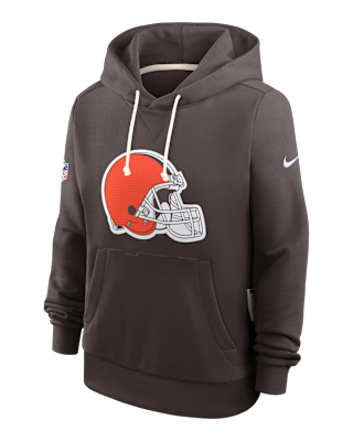 Женское худи Cleveland Browns Sideline Nike Dri-FIT NFL Pullover Hoodie