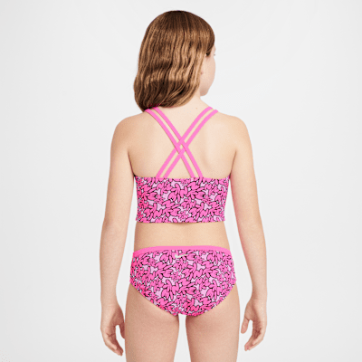 Nike Swim Big Kids' (Girls') Spiderback Midkini Set