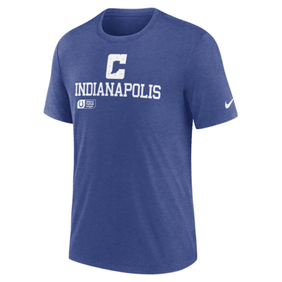 Playera Nike de la NFL para hombre Indianapolis Colts Overlap Lockup