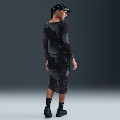 Vestido midi de malla para mujer Serena Williams Design Crew