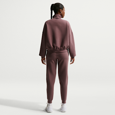 Playera Dri-FIT oversized de medio cierre para mujer Nike 24.7 ImpossiblySoft