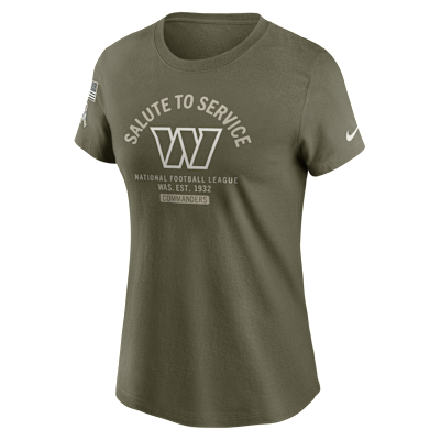 Washington Commanders Salute to Service Sideline Women's Nike NFL T-Shirt