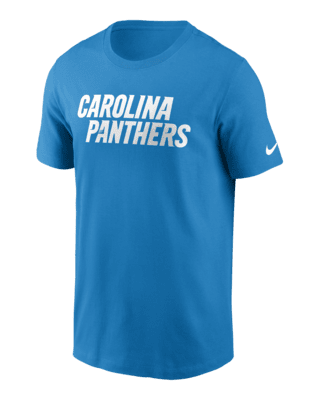 Мужская футболка Carolina Panthers Primetime Wordmark Essential Nike NFL