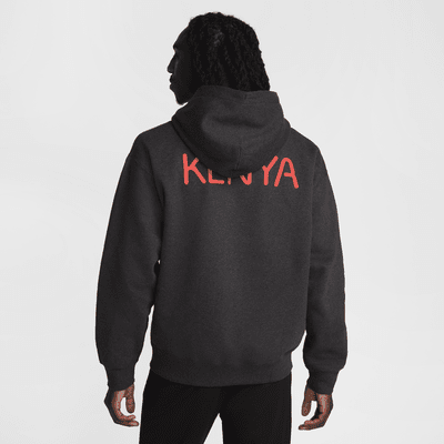 Team Kenya Solo Swoosh Nike hoodie met rits over de hele lengte voor heren