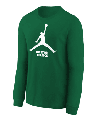 Подростковая футболка Boston Celtics Essential Big Kids' Jordan NBA Long-Sleeve