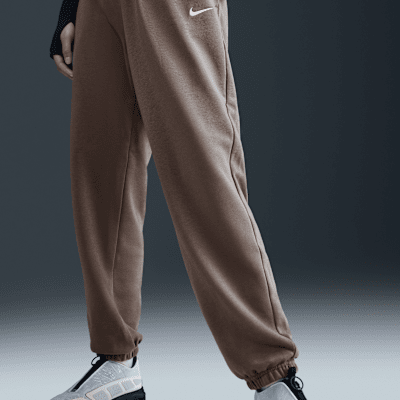 Nike Sportswear Phoenix Fleece Pants de entrenamiento de French Terry oversized de tiro alto para mujer
