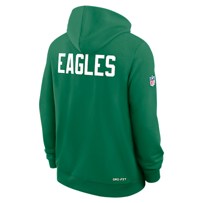 Philadelphia Eagles Alt Offensive Set Play Sideline Men's Nike Dri-FIT NFL Pullover Hoodie