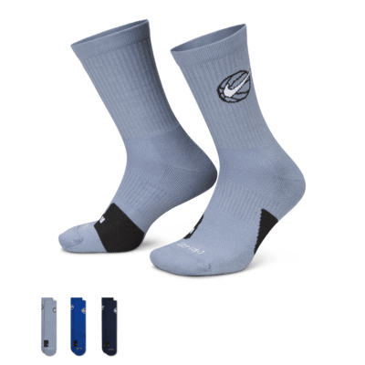 Nike Everyday Crew Basketball Socks (3 Pairs)