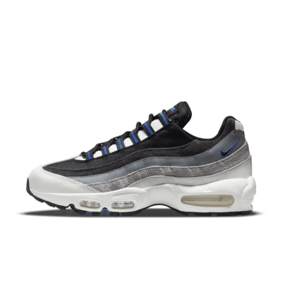 white and navy blue air max 95