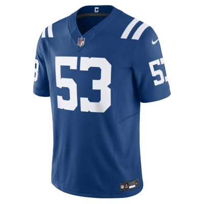 Jersey de fútbol americano Nike Dri-FIT de la NFL Limited para hombre Shaquille Leonard Indianapolis Colts